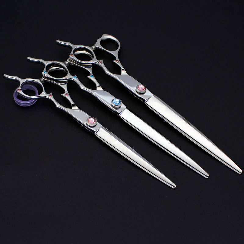7/7.5/8 inch Pet Gog Grooming Straight Shear Best Stainless Steel Scissors