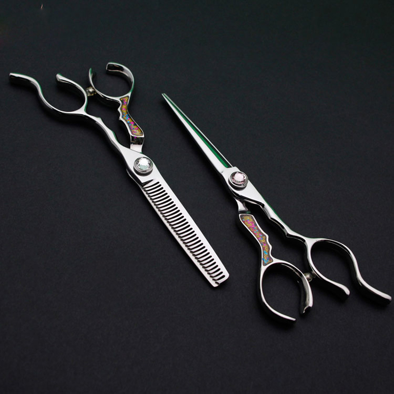 6inch Barber Hairdressing Scissors Straight Thinning Hair Cutting Scissors 