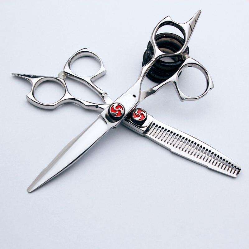 5.5inch Professional Barber Hairdressing Shear Set 440C Stainless Steel Scissors