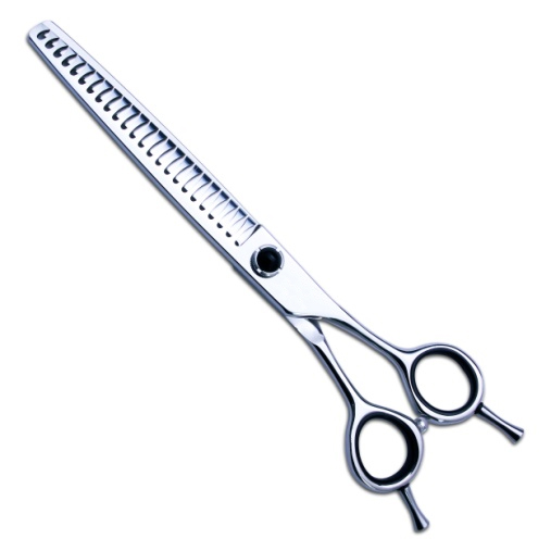 Bent Shank 7.5 inch Pet Grooming Chunker Scissors