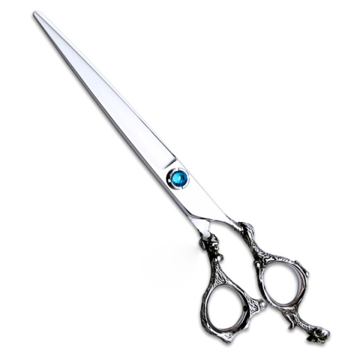 Animal Shape Handle Pet Grooming Straight Scissors