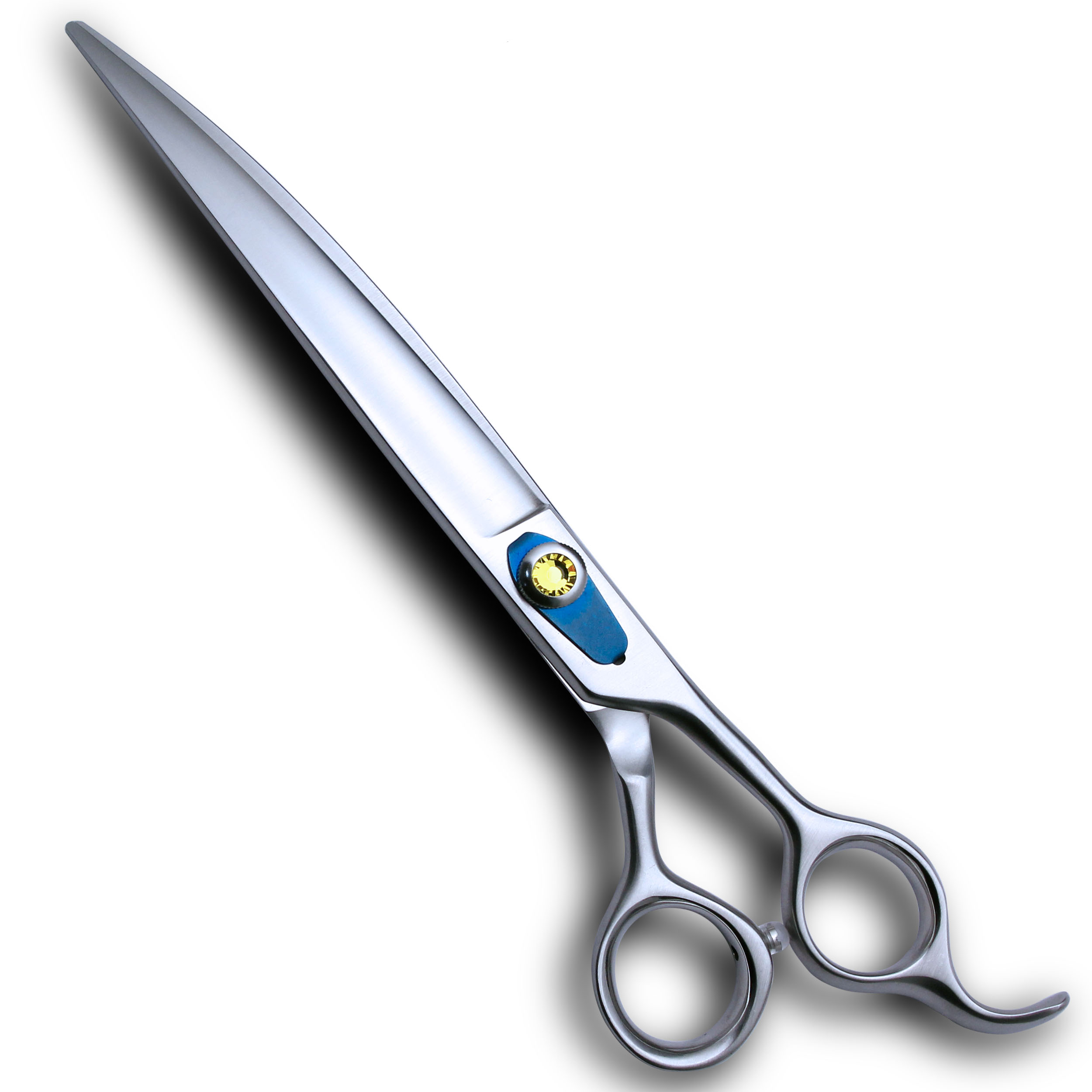 440C-SUS 8 inch Thick Handle Pet Grooming Curved Scissors