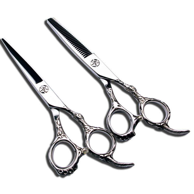 6.0 inch SUS-440C Stainless Steel Barber Scissors Set