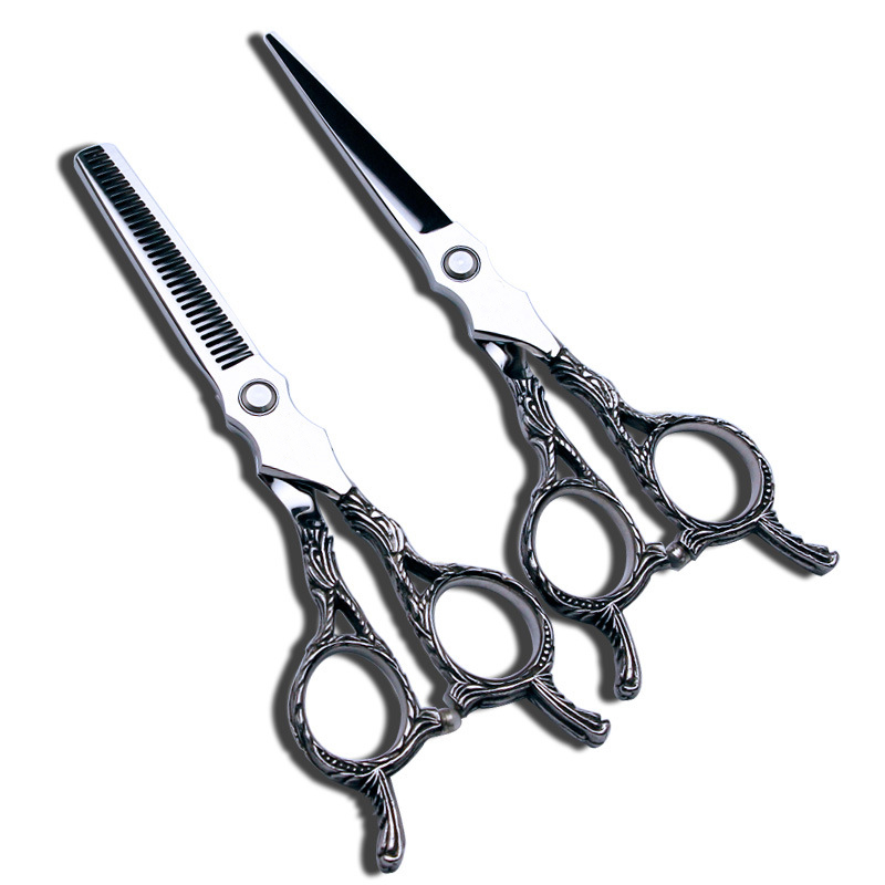 6.0 inch JP440C Steel Barber Hairdressing Scissors Set